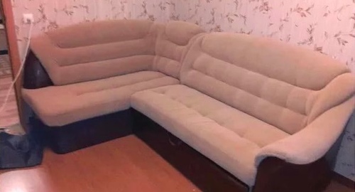 Перетяжка углового дивана. Краснокаменск